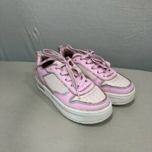 Skechers Pink Air Cushion Sneakers Girls Size 1 Casual Shoes